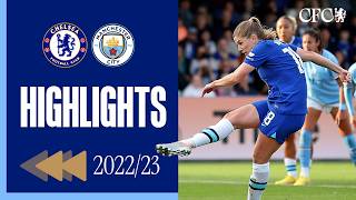 ⏪️ WSL Holders outplay City Women 💪  Chelsea Women 20 Man City Women  HIGHLIGHTS REWIND 202223 [upl. by Jodie729]