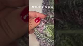 Zapošití úpletu katrincola pletení knitting stricken [upl. by Kolivas]