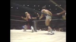 Rock N Roll vs Lanny Poffo amp Randy Savage 7 9 84 Memphis Wrestling [upl. by Htirehc]