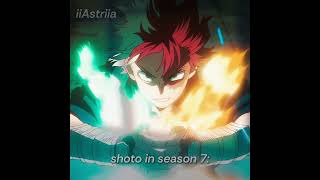 Shoto’s GlowUp ✨  iiAstriia [upl. by Nolitta]