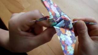 Origami mit Christian Kranich Teil2 crane part 2 [upl. by Pryce226]