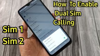 How to enable dual sim calling ask for sim 1 sim 2 infinix Mobile [upl. by Aerdnwahs]