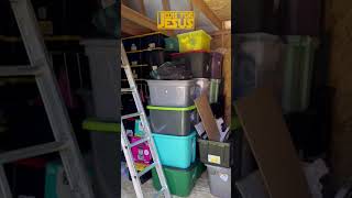 How We Cleaned out Storage Unit  Tuff Shed [upl. by Annodal153]