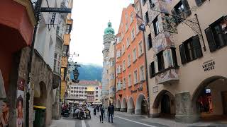 Innsbruck old Town and Goldenes Dachl 4k Austria 🇦🇹 [upl. by Minnie983]