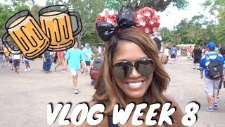 Vlog Week 8 Vloggers Drunk at Walt Disney World [upl. by Hayikat]