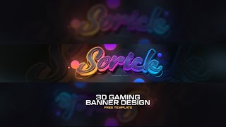 3D Gaming Banner Design Template  Gaming Banner  Axis Ingenious [upl. by Sanferd]