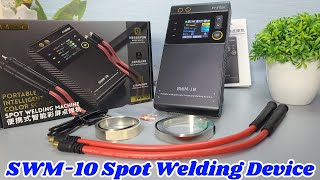 Fnirsi SWM 10 Portable Spot Welder Unboxing and Review  Best Battery Spot Welding Device [upl. by Shedd]