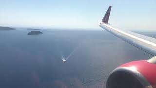 Jet2 737800  East Midlands to Zakynthos Landing ZTH [upl. by Esilram]