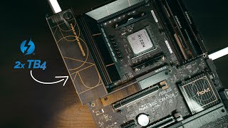 FIRST AMD Motherboard With Thunderbolt 4 AND its for Creators  Asus ProArt B550Creator [upl. by Blithe]