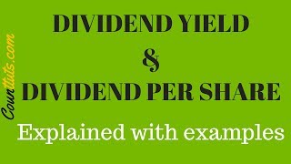 What is Dividend Yield  Explained With Examples [upl. by Ahsita]