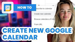 How to Create New Google Calendar 2024  Easy Guide [upl. by Rosemari532]