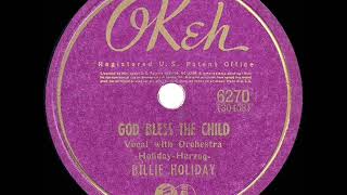 1941 HITS ARCHIVE God Bless The Child  Billie Holiday [upl. by Reppart]