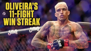 The best of Charles Oliveira’s 11fight win streak  UFC 280  ESPN MMA [upl. by Alius]