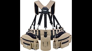 Review JACKSON PALMER Professional ComfortRig Tool Belt 2021 [upl. by Werdnael]