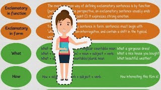 Learn Exclamatory Sentences in English Grammar with Examples [upl. by Sara-Ann384]