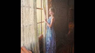 Open the Curtain to See Your Purpose  Painting Timelapse of quotBy the Windowquot by Akiane [upl. by Alburga]