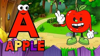 A for apple  अ से अनार  abcd  phonics song  a for apple b for ball c for cat  abcd song  abcde [upl. by Keiko]