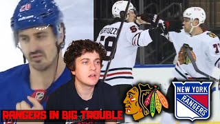 Rangers Lose to Blackhawks  NYR Fan Reaction [upl. by Oetsira]