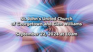 St Johns United Church of Georgetown and Glen Williams  September 22 [upl. by Jarid]