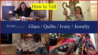 How to Tell Ivory Jewelry Crazy Quilts Brilliant Cut Glass Limoges Capodimonte  Ask Dr Lori [upl. by Custer]