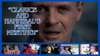 The Silence Of The Lambs Clarice and Hannibals first meeting Reactions [upl. by Elroy]