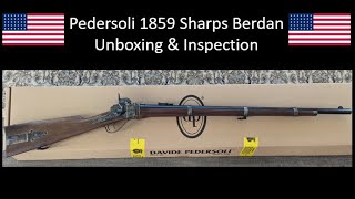 Pedersoli 1859 Sharps Berdan Unboxing amp Inspections Berdan Unboxing amp Inspection [upl. by Orian]