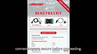 How to Program Benz W169 Key with OBDSTAR G3 amp Benz FBS3 Kit [upl. by Linell]