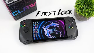 MSI CLAW Hands On First Look Is This New 16 Core Handheld Faster Than The Rest [upl. by Halilahk]