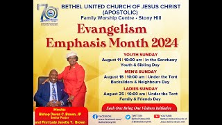 BUC Stony Hill  Sunday Morning Service Part 2 August 4 2024  Elder Oneil Pusey [upl. by Airolg]