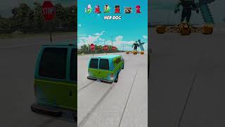 Help Me Get My Crush Attention In A Car Jump Challenge 🚗🏝️ shorts beamngdrive [upl. by Eenram]