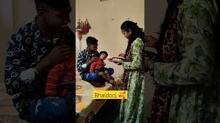 Bhut dur se milne aaya mera bhai sirf isliye ki mai bhaidooj k din akeli n ho jau🥺shorts bhaidooj [upl. by Enatan]