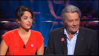 Qui veut gagner des millions  Alain Delon et Anouchka Delon 13072013 [upl. by Eetnuahs]