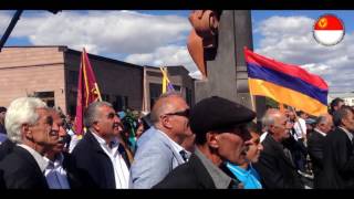 Yezidis in Armenia celebrating 4th anniversary of the Yezidi temple [upl. by Emelina]