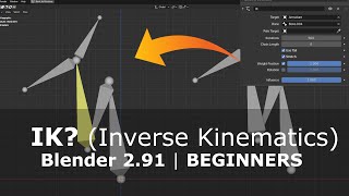 IK  Blender Inverse Kinematics  Beginners Tutorial [upl. by Nalim828]