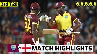 West Indies vs England 3rd T20 Highlights 2024  WI vs ENG 2024  WI vs ENG 3rd T20 Highlights 2024 [upl. by Ame]