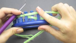 How to Drawstring CastOn a Loom [upl. by Attenehs]