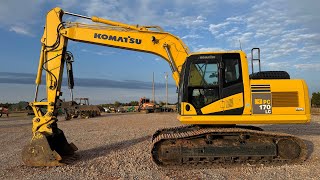 How To Use A JRB Hydraulic Quick Attach On Komatsu 170 Excavator [upl. by Nadabas769]