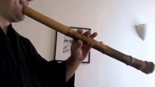 How to play shakuhachi  Your first sound [upl. by Itsud]