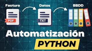 Extraer datos de facturas en pdf con python  Automatizaciones con python 4 [upl. by Dyann709]