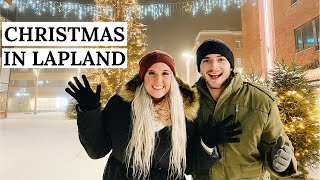 Rovaniemi City Christmas Night Tour  Lapland Finland [upl. by Airdnaed]