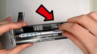 GRAPHGEAR 1000 PENTEL  Primeiro contato com Lapiseira Profissional [upl. by Holmes]