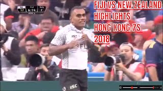 FIJI VS NEW ZEALAND HIGHLIGHT HONG KONG 7S 2018 [upl. by Ffoeg]