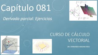 Derivadas Parciales ejercicios resueltos Cálculo Vectorial Cap 081 [upl. by Koby]