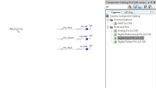 PSoC 101 Lesson 2 Software Input Pins [upl. by Thatcher]