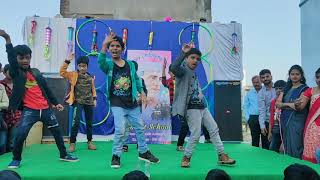 Ismart shankar title song dance performance by smart school students choreographer raja rdx palasa [upl. by Hoopes]