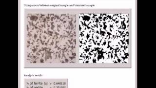 Phase Percentage and Carbon Content Estimation in Hypoeutectoid Steels by Image Processing [upl. by Ardnuahs]