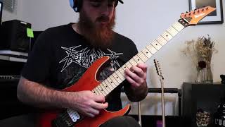 The Black Dahlia Murder  Sunless Empire Solo Cover [upl. by Volnay]