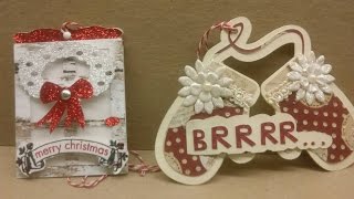 CHRISTMASWINTER THEME SHAPED TAG SWAP 2015  CLOSED [upl. by Gabi]