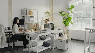 Create a flexible workspace with TROTTEN office furniture [upl. by Tloh]