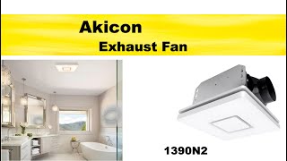 Bathroom Fan Exhaust from Akicon [upl. by Merrie]